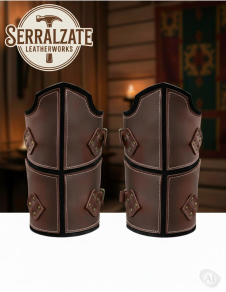 Genuine Brown Leather Medieval...