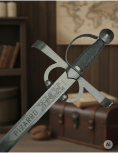 Francisco Pizarro sword, rustic 2