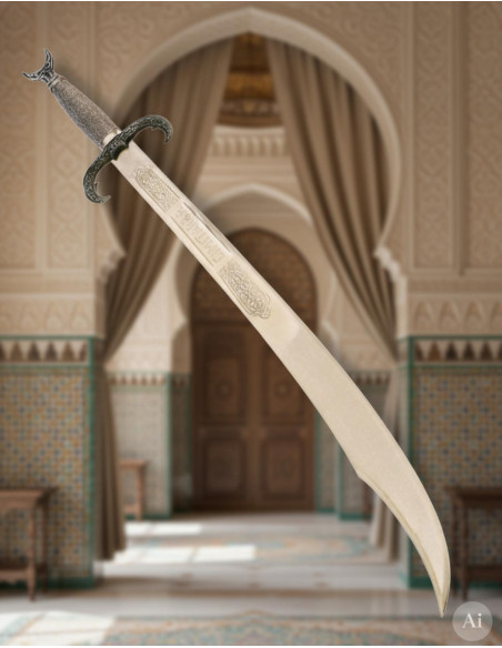 rustic arabic scimitar