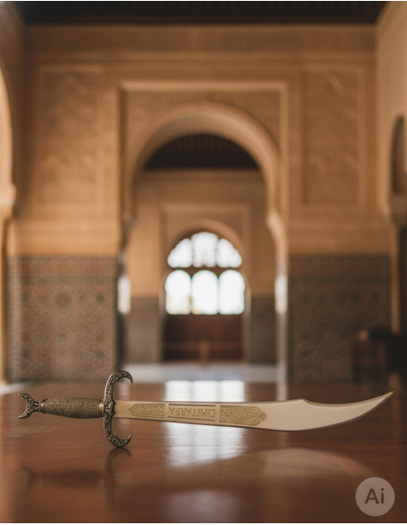 rustic arabic scimitar