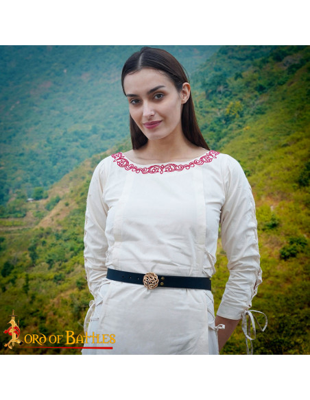 Celtic belt buckle in solid bronze