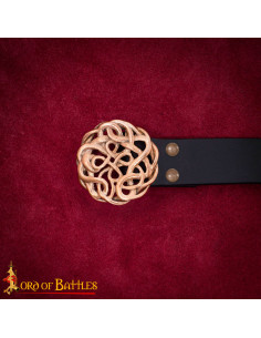 Celtic belt buckle in solid bronze 2