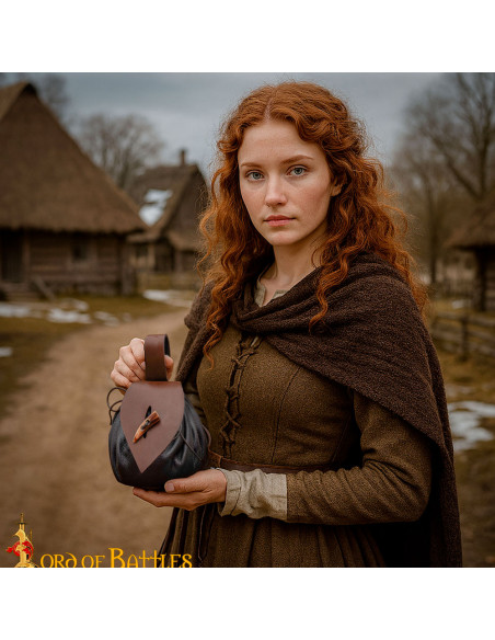 Leather belt bag The Adventurer