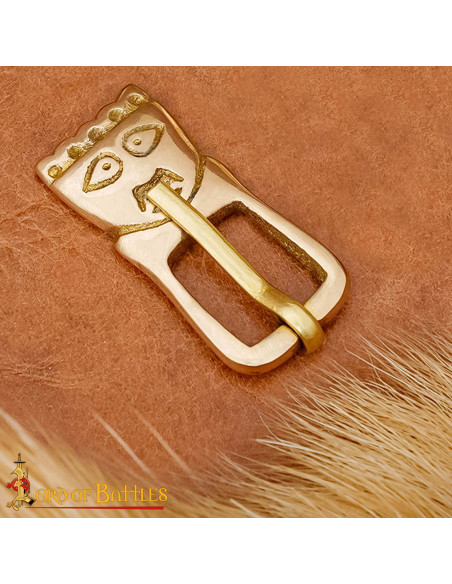 14th Century Brass Medieval Buckle,...