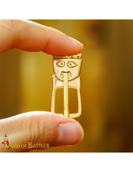 14th Century Brass Medieval Buckle,...