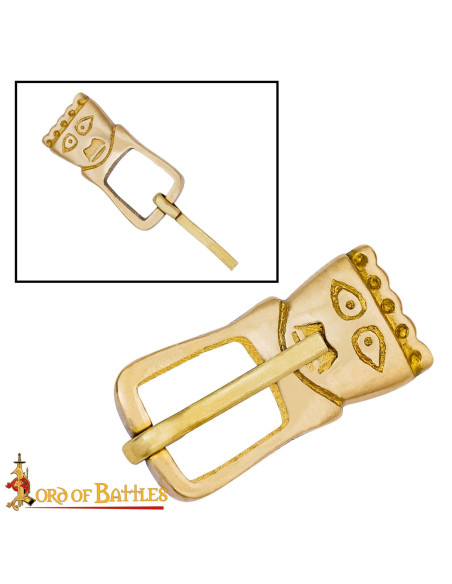 14th Century Brass Medieval Buckle,...