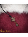 Medieval Bronze Cast Pendant, Key Shape