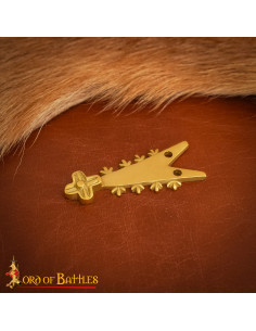 Renaissance Medieval Belt Tip in Brass