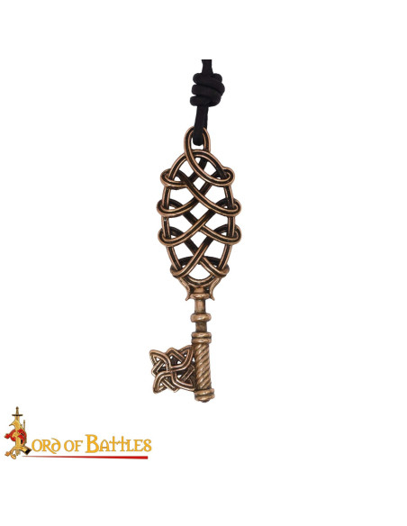 Viking Key Pendant in Cast Bronze