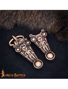 Celtic Belt Buckle in Cast Bronze with an Aged Finish