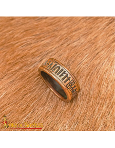 11th-12th Century Medieval Ring in Cast Bronze, Gothic...