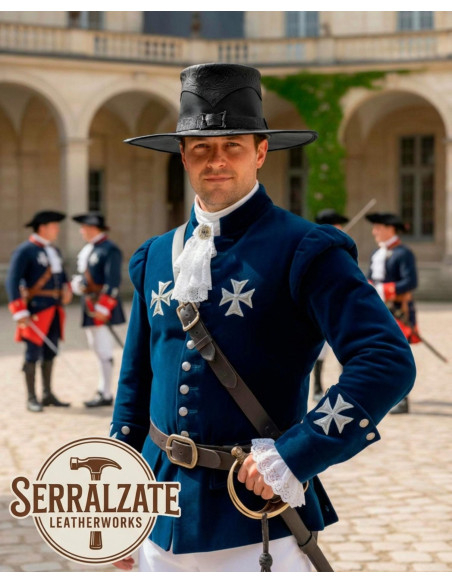 Deluxe Black Renaissance Musketeer Hat