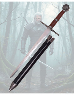 Geralt The Witcher Mini Sword Replica with Stand