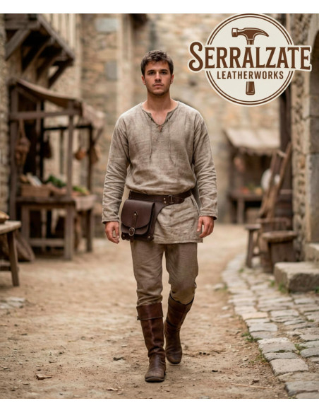 High Quality Brown Medieval Leather...