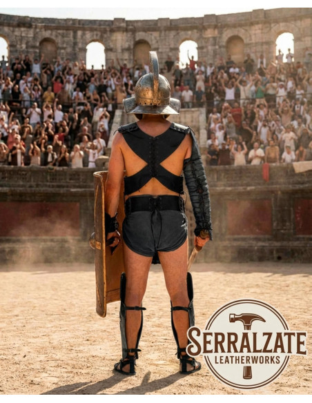 Adjustable Leather Gladiator Chest...