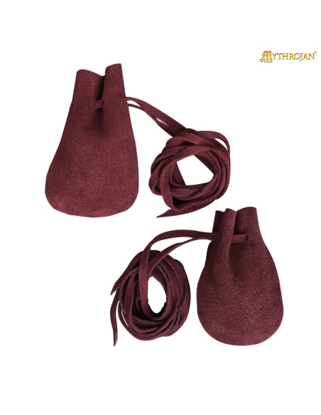 Pack of 2 Medieval Suede Pouches,...