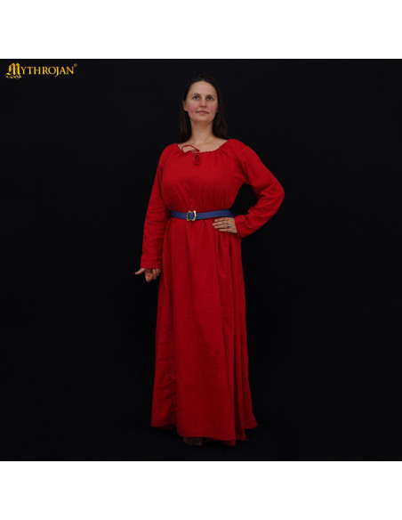Long Medieval Cotton Dress model...