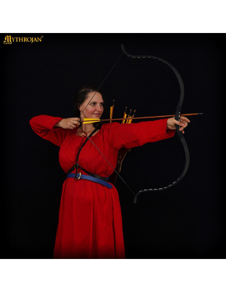 Long Medieval Cotton Dress model...