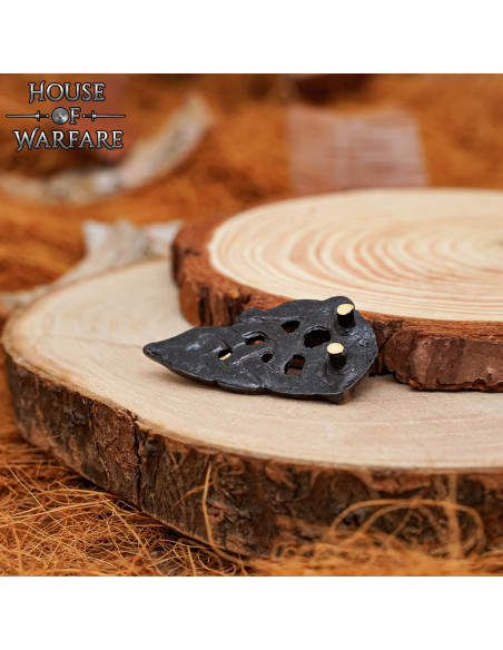 Viking Belt Tip in Antique Brass