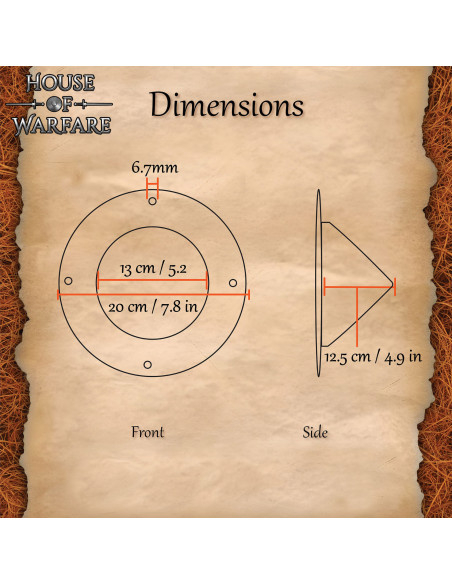 German Medieval Cone-Shaped Umbo in...