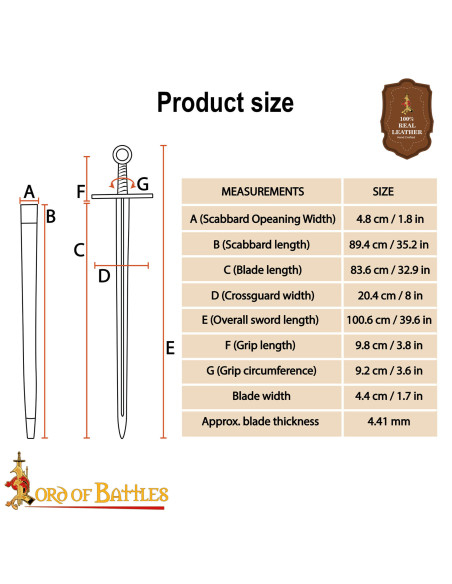 Handcrafted Viking Medieval Sword...