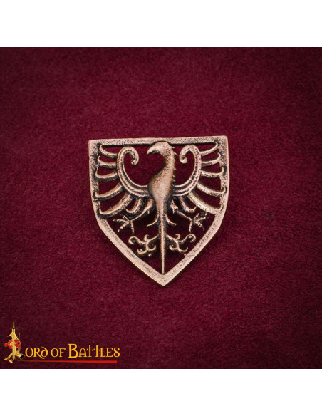 Aged Bronze Heraldic Eagle Ornament...