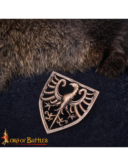 Aged Bronze Heraldic Eagle Ornament...