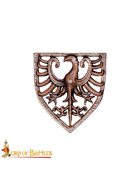 Aged Bronze Heraldic Eagle Ornament...