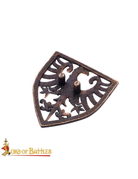 Aged Bronze Heraldic Eagle Ornament...