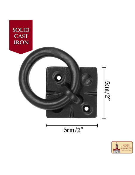 Rustic Cast Iron Handle for Furniture