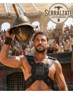Adjustable Leather Gladiator Chest Armor for LARP and...