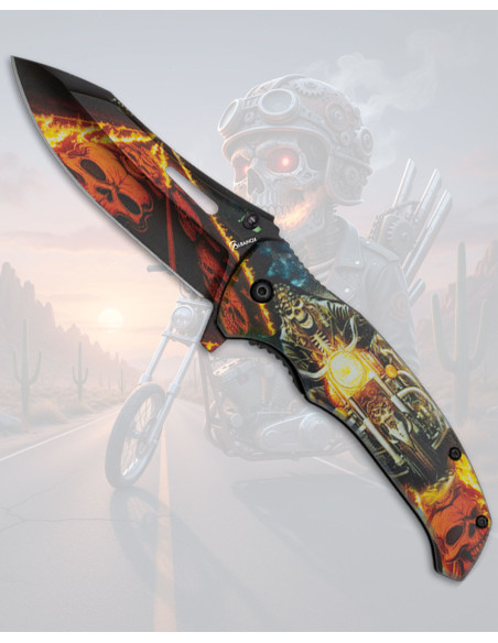Albainox 3D Skull Highway Knife