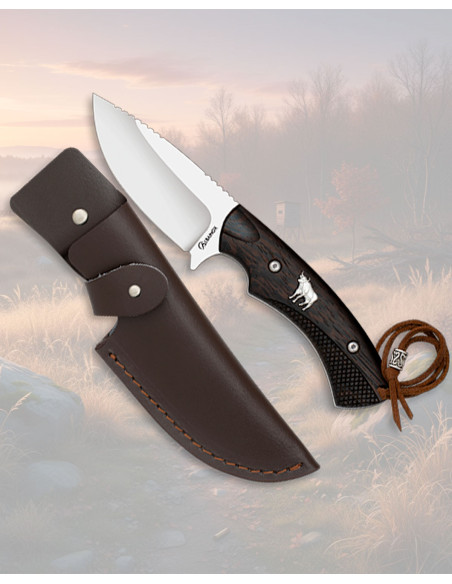 Albainox Hunting Knife with Wengue...
