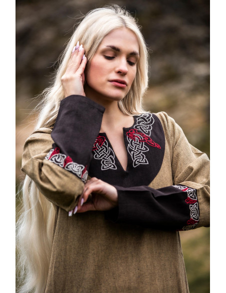 Viking Woman Dress Model Idun with...