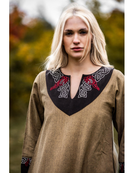 Viking Woman Dress Model Idun with...