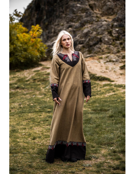Viking Woman Dress Model Idun with...