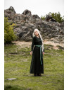Medieval Dress Alvilda with Round Neck, Green