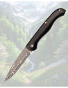 Tramuntana VG10 67 Layers Damascus Folding Knife with Ebony