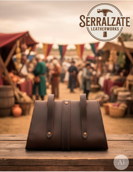 Medieval Waist Pouch for Historical...