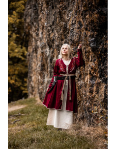 Birka Skadi Women's Viking Cloak, Red