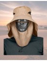 Barbaric Saharan Hat with Mesh, Sand Color