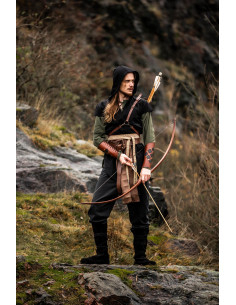 Medieval Archer Tunic Model Arais, Black