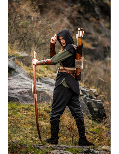 Medieval Archer Tunic Model Arais, Black