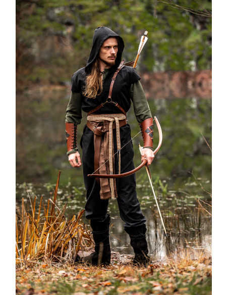 Medieval Archer Tunic Model Arais, Black