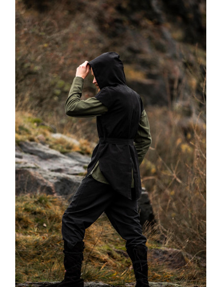 Medieval Archer Tunic Model Arais, Black