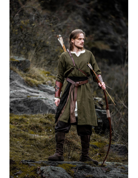 Ansgar Archer Tunic with V-neck, Green