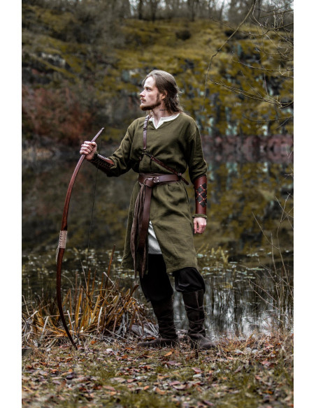 Ansgar Archer Tunic with V-neck, Green