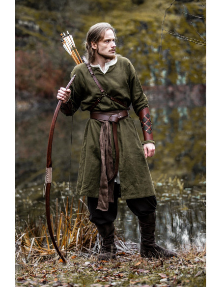 Ansgar Archer Tunic with V-neck, Green