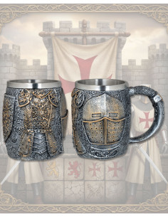Templar Helmet Resin Mug (12 cm)