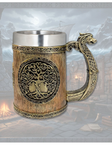 XXL Mug in Resin - Viking Tree Model